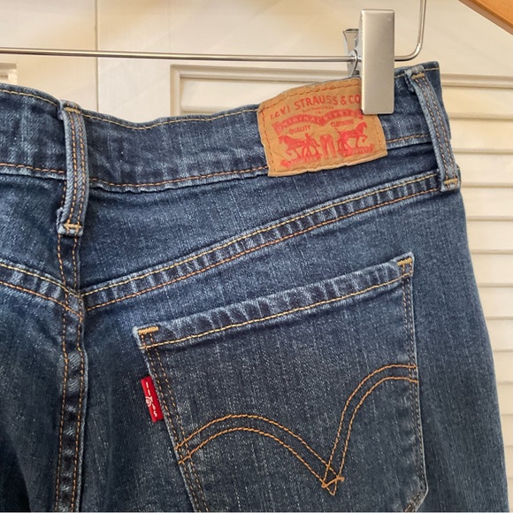 Levi’s 505 Straight Denim Blue Jeans, Size 6 - Picture 4 of 11